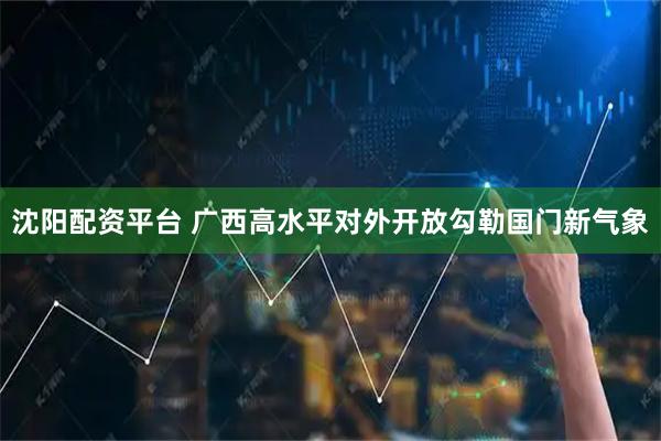 沈阳配资平台 广西高水平对外开放勾勒国门新气象